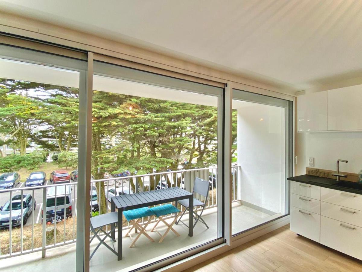 Appartement Residence Le Goulvars-Plage Du Goviro キブロン エクステリア 写真